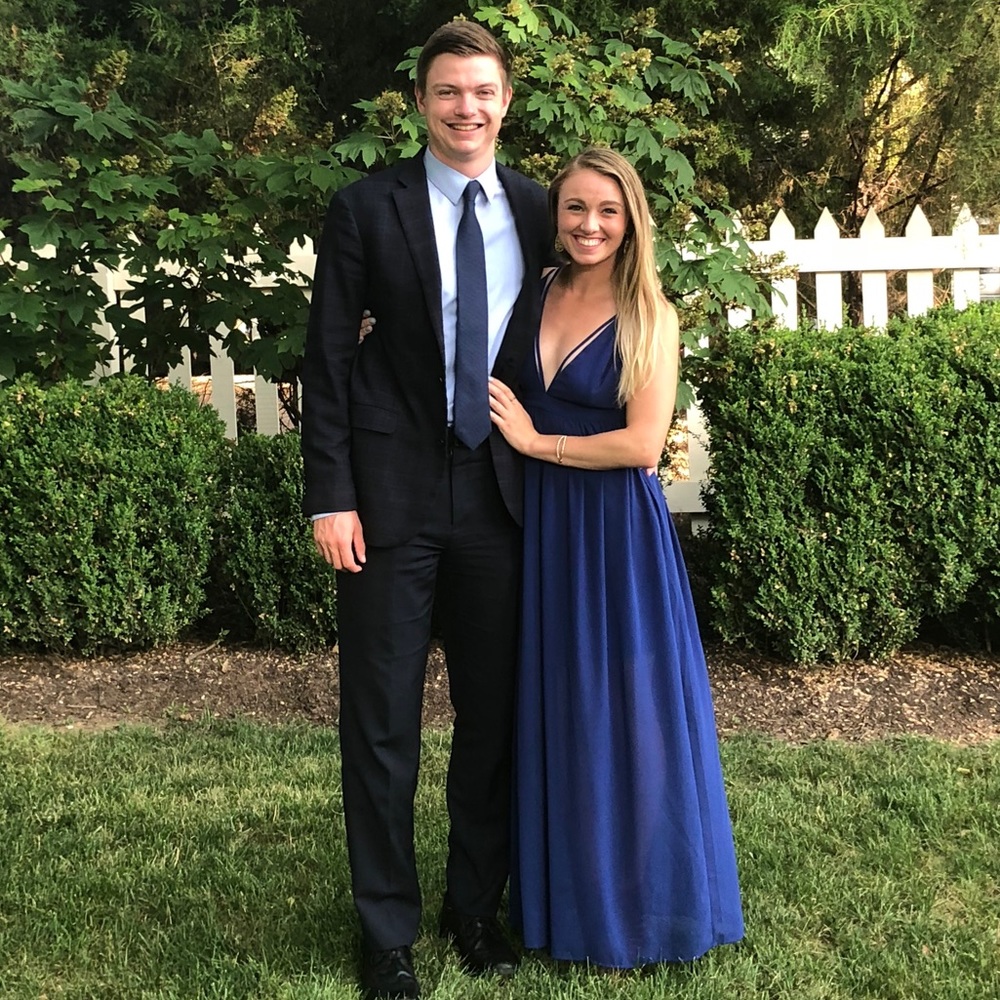 HYFVE Royal Blue A-line Maxi Dress